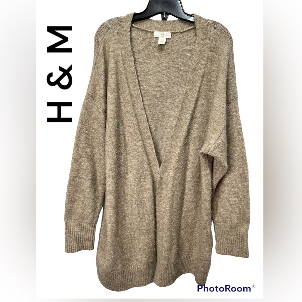 H & M Long brown Cardigan